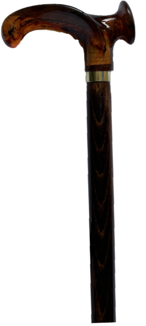 Left Handed Beech Walking Stick
