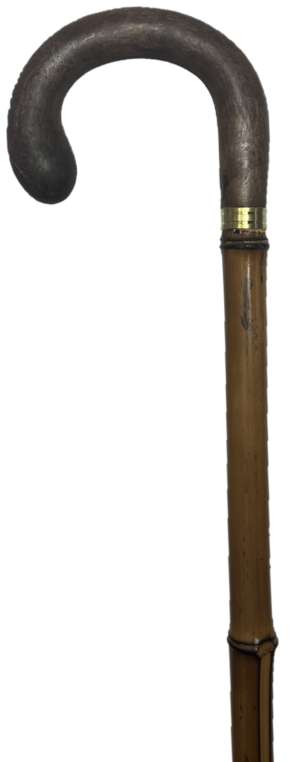 Chestnut Handle Bamboo Walking Stick