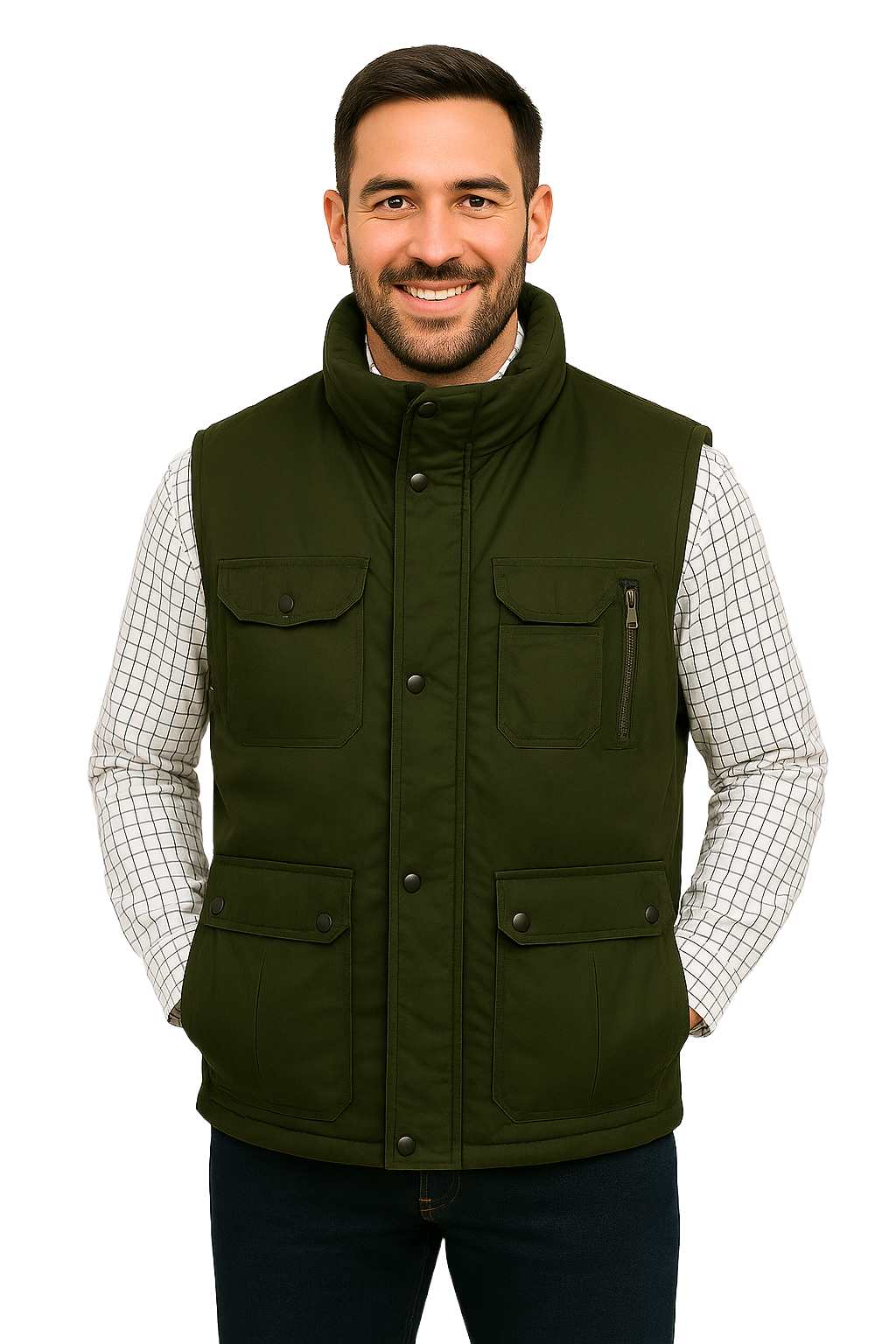 Barrett Gilet Olive XX.Lge
