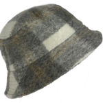 Ladies Soft Check Bucket Hat Asst