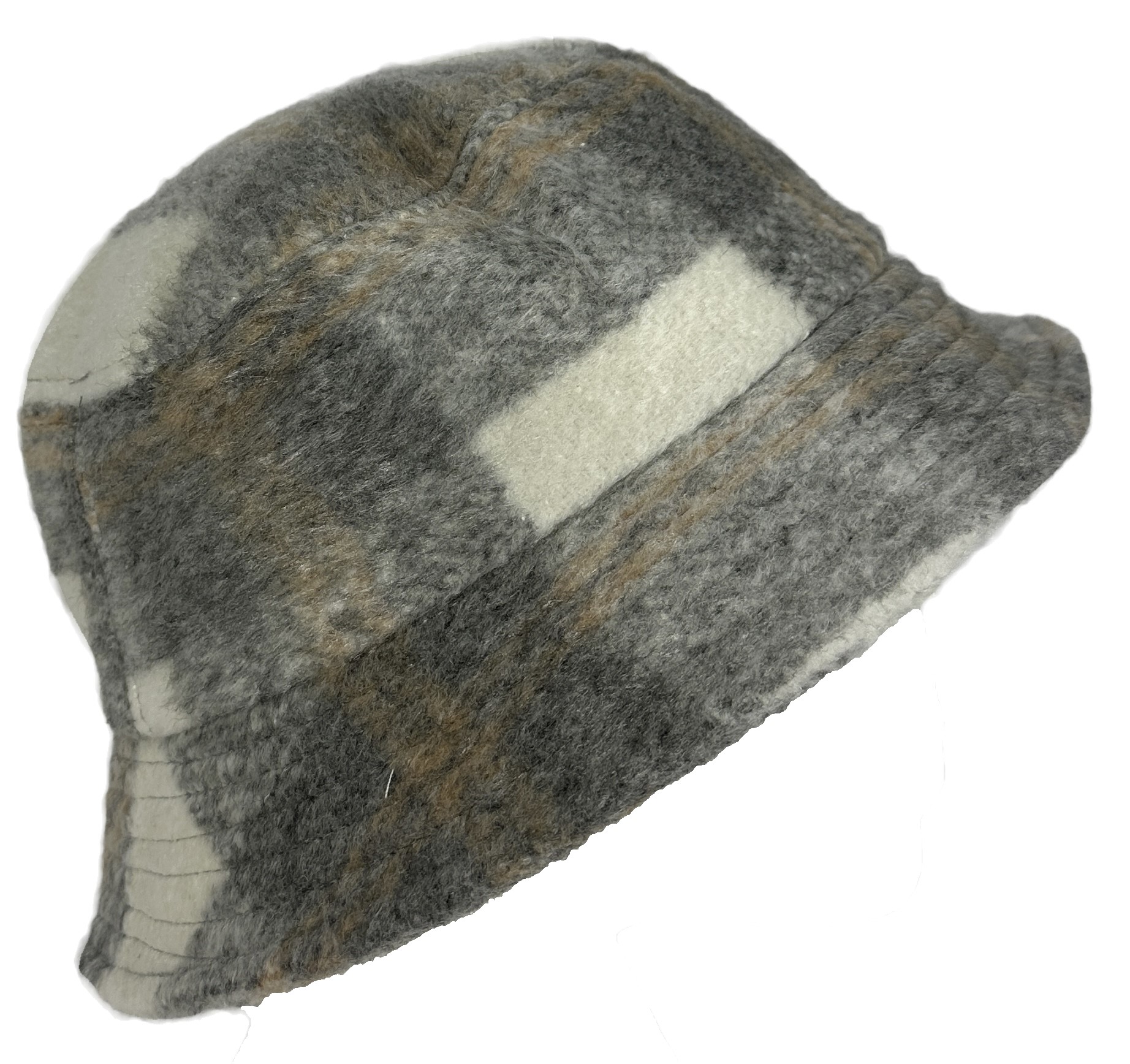 Ladies Soft Check Bucket Hat Asst