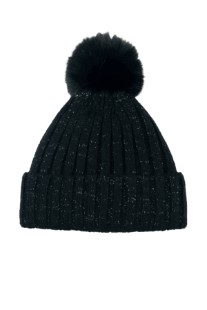 Ladies Sparkle Bobble Hat Asst 1 Size