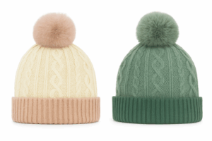 Ladies Chunky Beanie Hat Asst 1 Size