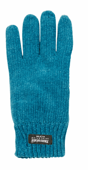 Ladies Chenille Thinsulate Gloves Asst