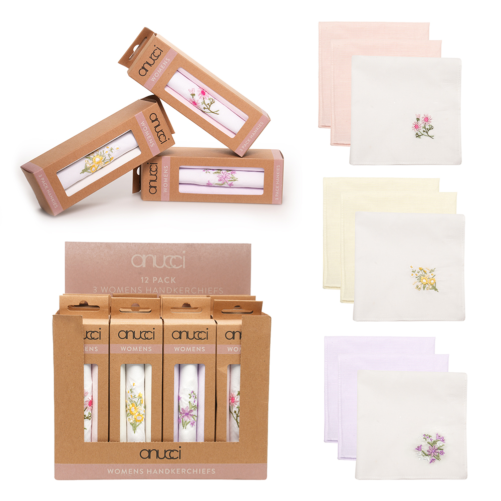 Ladies White Handkerchief (3)