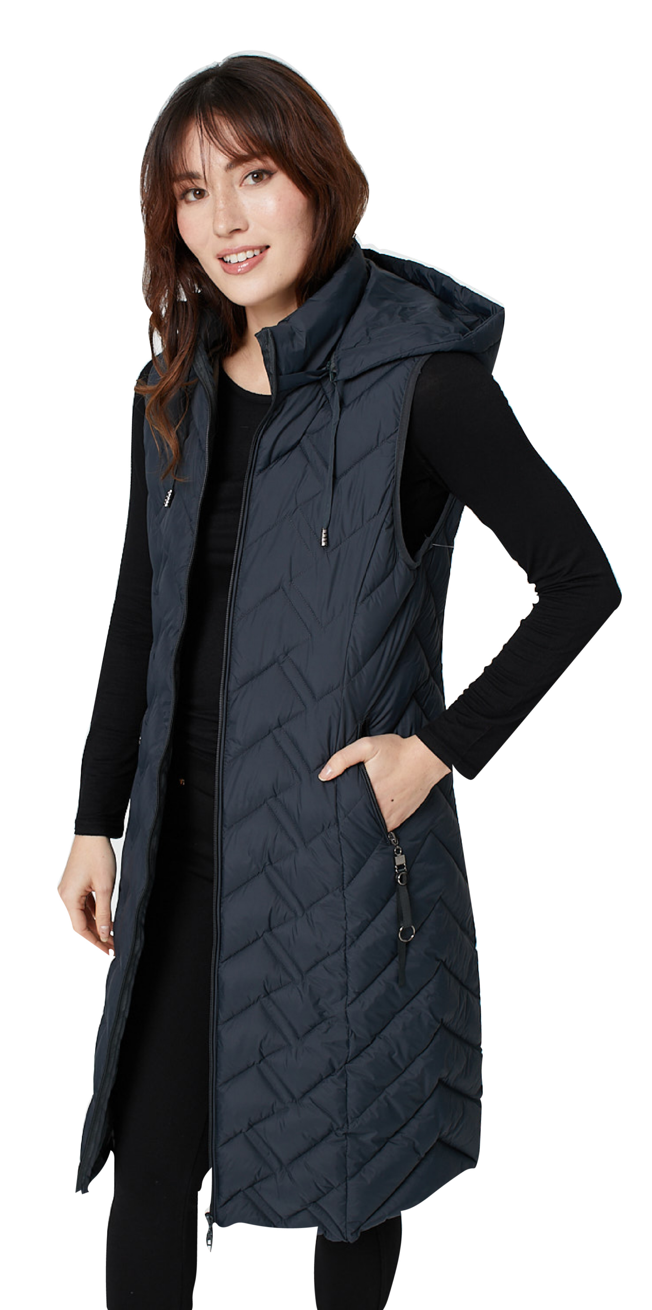 Ladies Willow Gilet Black 18