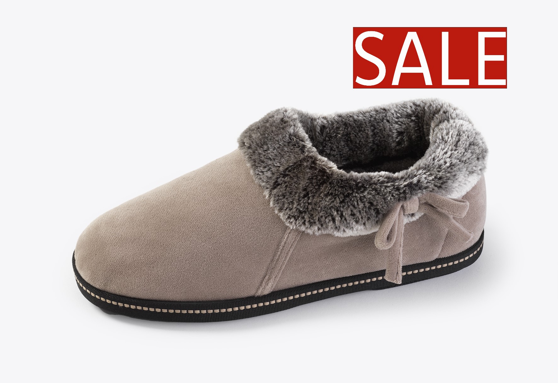 Ladies Jemima Slipper Beige 8