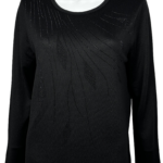 Ladies Maria Top Black 18