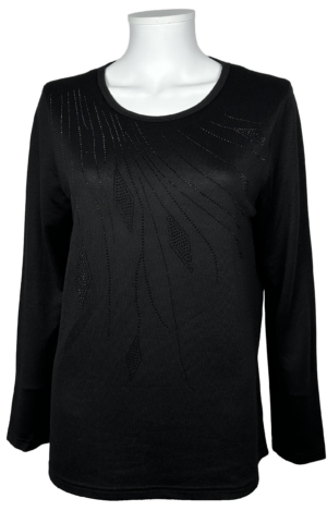 Ladies Maria Top Black 18