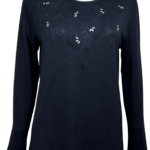 Ladies Natalia Top Navy 18