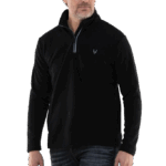 Joshua 1/4 Zip Jumper Black XX.Lge