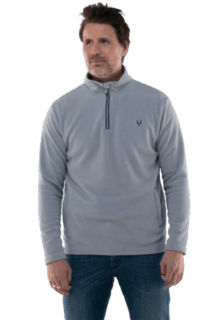 Joshua 1/4 Zip Jumper Grey XX.Lge