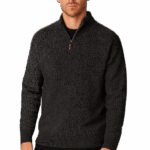 Ruben 1/4 Zip Jumper Grey XX.Lge