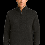 Jensen 1/4 Zip Chenille Jumper Grey XX.Lge