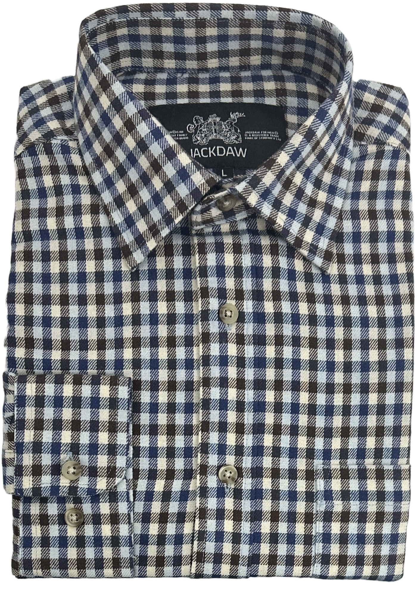 Hudson L/S Shirt Blue XX.Lge