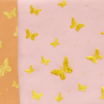 Golden Butterfly Scarf Asst