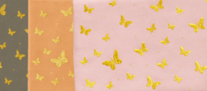 Golden Butterfly Scarf Asst