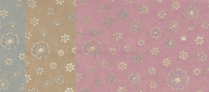 Golden Flower Scarf Asst