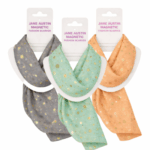 Magnetic Golden Flower Scarf Asst