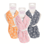 Magnetic Leaf Crinkle Scarf Asst