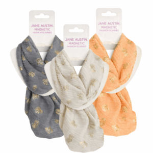 Magnetic Rose Crinkle Scarf Asst