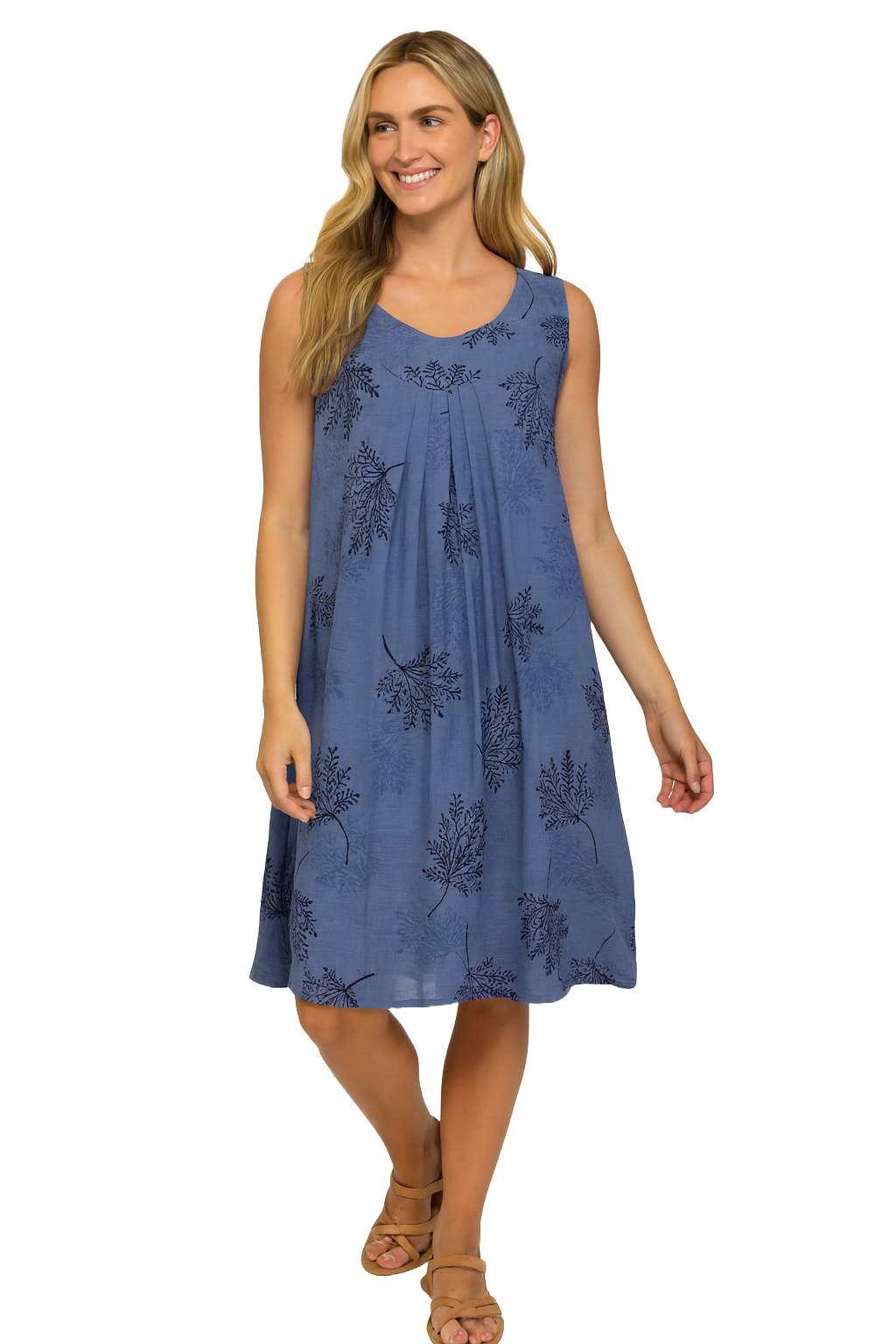 Ladies Melanie Dress Blue 18