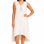 Ladies Lola Dress White 18
