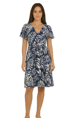 Ladies Aileen Dress Navy 20