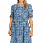 Ladies Esme Dress Blue 20