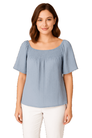 Ladies Iris Top Blue 20
