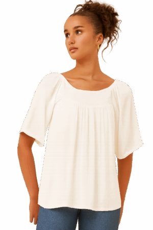 Ladies Iris Top White 20