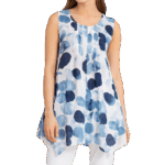 Ladies India Top Navy 20