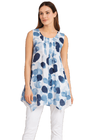 Ladies India Top Navy 20