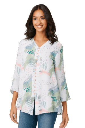 Ladies Isabella Top White 18