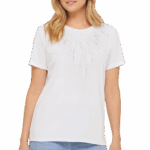 Ladies Eliza Sparkle Top White 20