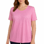Ladies Millie Sparkle Top Pink 20