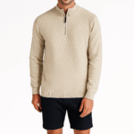 Julian 1/4 Zip Jumper Oatmeal XX.Lge