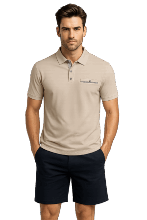 George S/S Polo Shirt Stone XX.Lge